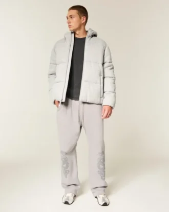 Doudoune en molleton Hollister Feel Good