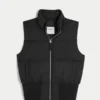 Gilet à capuche Y2K avec bordure en fausse fourrure Gilet à capuche Y2K avec bordure en fausse fourrure