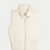Gilet à capuche Y2K avec bordure en fausse fourrure Gilet à capuche Y2K avec bordure en fausse fourrure