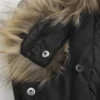 Gilet à capuche Y2K avec bordure en fausse fourrure Gilet à capuche Y2K avec bordure en fausse fourrure