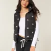 Gilet matelassé à motif cœur Gilet matelassé à motif cœur
