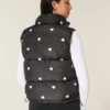 Gilet matelassé à motif cœur Gilet matelassé à motif cœur