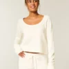 Gilly Hicks Top à manches longues et encolure dégagée Always Cozy Waffle Gilly Hicks Top à manches longues et encolure dégagée Always Cozy Waffle