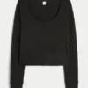 Gilly Hicks Top à manches longues et encolure dégagée Always Cozy Waffle Gilly Hicks Top à manches longues et encolure dégagée Always Cozy Waffle
