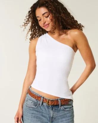 Haut asymétrique à une épaule