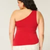 Haut asymétrique à une épaule Haut asymétrique à une épaule