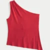 Haut asymétrique à une épaule Haut asymétrique à une épaule