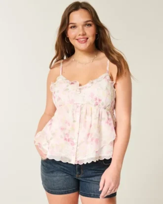 Haut babydoll facile en mousseline