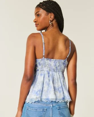 Haut babydoll facile en mousseline