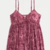 Haut babydoll froissé