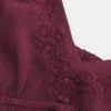 Haut babydoll froissé brillant