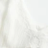 Haut babydoll froissé brillant Haut babydoll froissé brillant