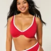 Haut de bikini à armatures et bretelles fines