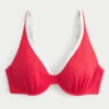Haut de bikini à armatures et bretelles fines