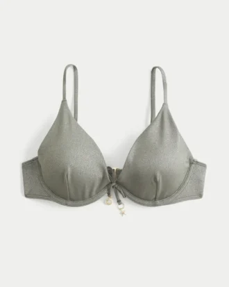 Haut de bikini à armatures scintillant