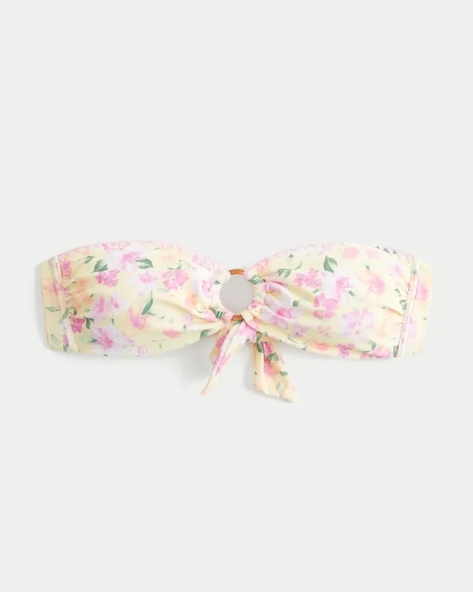 Haut de bikini bandeau à anneaux Haut de bikini bandeau à anneaux