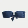 Haut de bikini bandeau à anneaux Haut de bikini bandeau à anneaux
