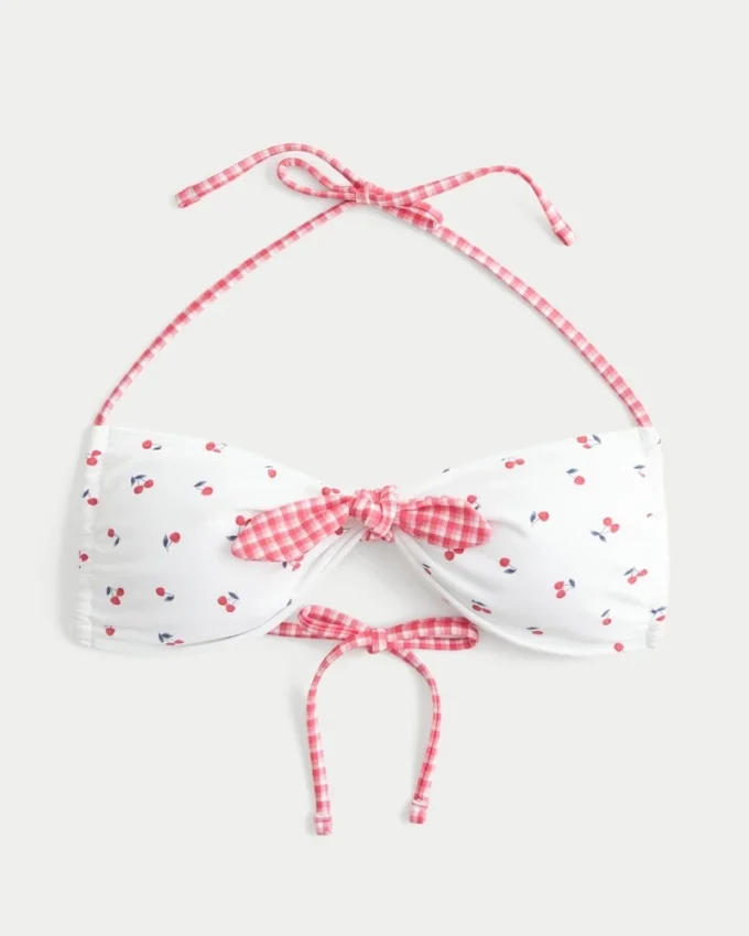 Haut de bikini bandeau à nouer sur le devant Haut de bikini bandeau à nouer sur le devant