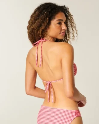 Haut de bikini bandeau à nouer sur le devant