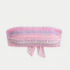 Haut de bikini bandeau smocké