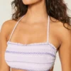 Haut de bikini bandeau smocké Haut de bikini bandeau smocké