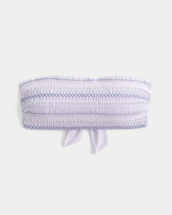 Haut de bikini bandeau smocké Haut de bikini bandeau smocké