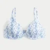 Haut de bikini plongeant à armatures et côtes Haut de bikini plongeant à armatures et côtes