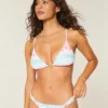Haut de bikini triangle à breloques sur les épaules Haut de bikini triangle à breloques sur les épaules
