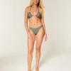 Haut de bikini triangle multi-positions scintillant