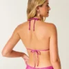 Haut de bikini triangle multi-positions scintillant Haut de bikini triangle multi-positions scintillant