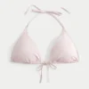 Haut de bikini triangle multi-positions scintillant