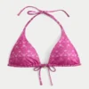 Haut de bikini triangle multi-positions scintillant Haut de bikini triangle multi-positions scintillant