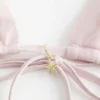 Haut de bikini triangle multi-positions scintillant