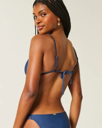 Haut de bikini triangle orné