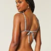 Haut de bikini triangle orné Haut de bikini triangle orné