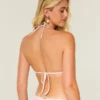 Haut de bikini triangle à paillettes style crochet Haut de bikini triangle à paillettes style crochet