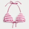 Haut de bikini triangle réversible