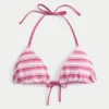 Haut de bikini triangle réversible