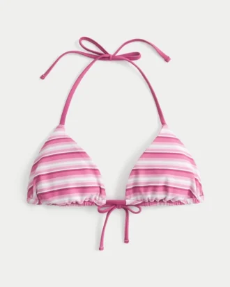 Haut de bikini triangle réversible