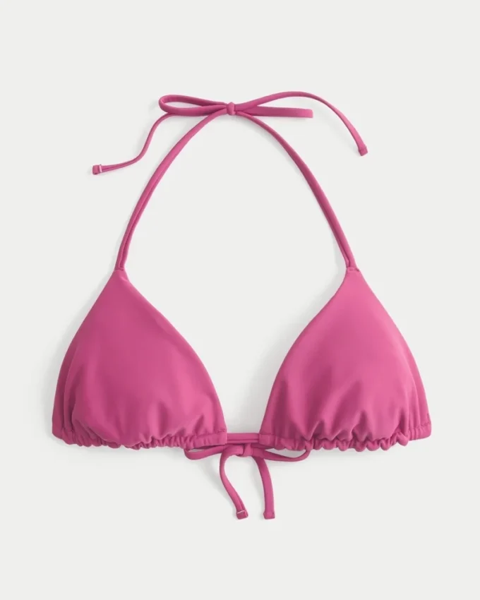 Haut de bikini triangle réversible