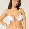 Haut de bikini triangle smocké Haut de bikini triangle smocké