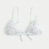 Haut de bikini triangle smocké Haut de bikini triangle smocké
