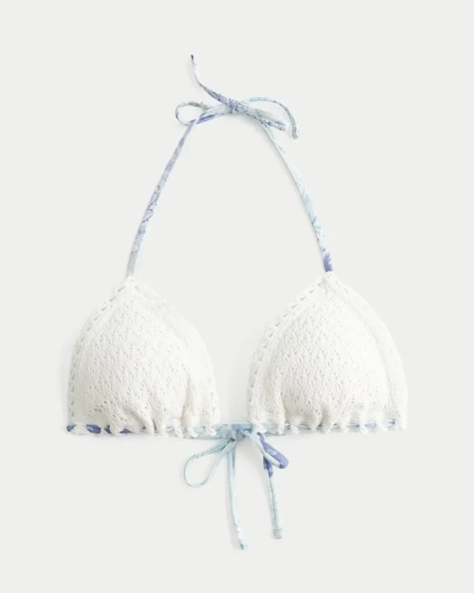 Haut de bikini triangle style crochet Haut de bikini triangle style crochet