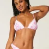 Haut de bikini triangle à volants Haut de bikini triangle à volants