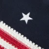 Haut dos nu style crochet à motif drapeau américain Haut dos nu style crochet à motif drapeau américain