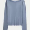 Haut à manches longues sans coutures et encolure en V Haut à manches longues sans coutures et encolure en V