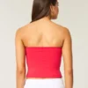 Haut tube en tissu extensible et sans coutures Haut tube en tissu extensible et sans coutures