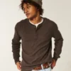 Henley thermique décontracté Henley thermique décontracté