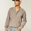 Henley thermique décontracté Henley thermique décontracté