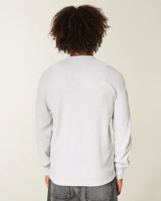 Henley thermique décontracté